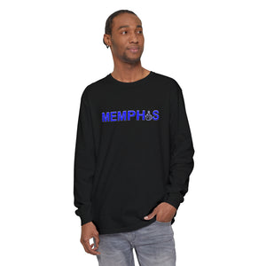 Memphis Middle Finger Unisex Long Sleeve Tee