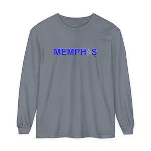 Memphis Middle Finger Unisex Long Sleeve Tee