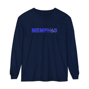 Memphis Middle Finger Unisex Long Sleeve Tee