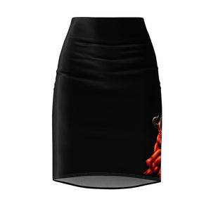The Devil is in the DeTail Women's Pencil Skirt