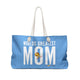 Light Blue World's Greatest Mom Weekender Tote Bag