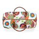 Psycho-Delic Side Peace Travel Bag by EmojiTease (White)