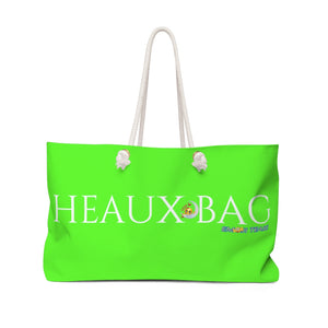 The Heaux Bag by EmojiTease (Lime Green/White)